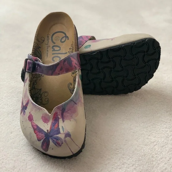 Excellent condition: Calceo purple butterfly mule EU 37 - Picture 2 of 15